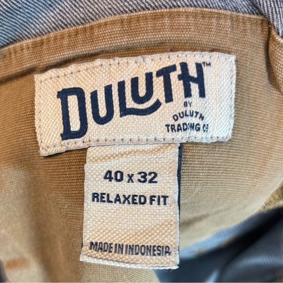 Duluth Trading Ballroom Double Flex Jeans Mens 40x32 Relaxed Fit Work Denim - Picture 8 of 9